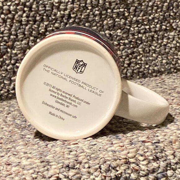 New England Patriots 2015 3D Raised Logo Boelter Brands Coffee Mug Cup 11 oz - Picture 6 of 8